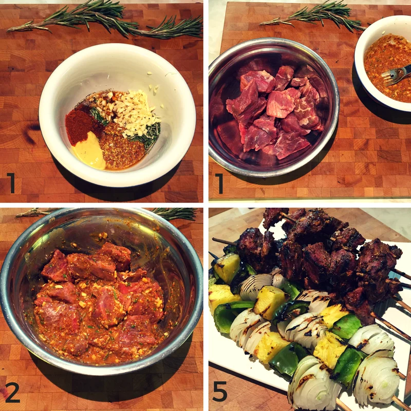 beef skewers